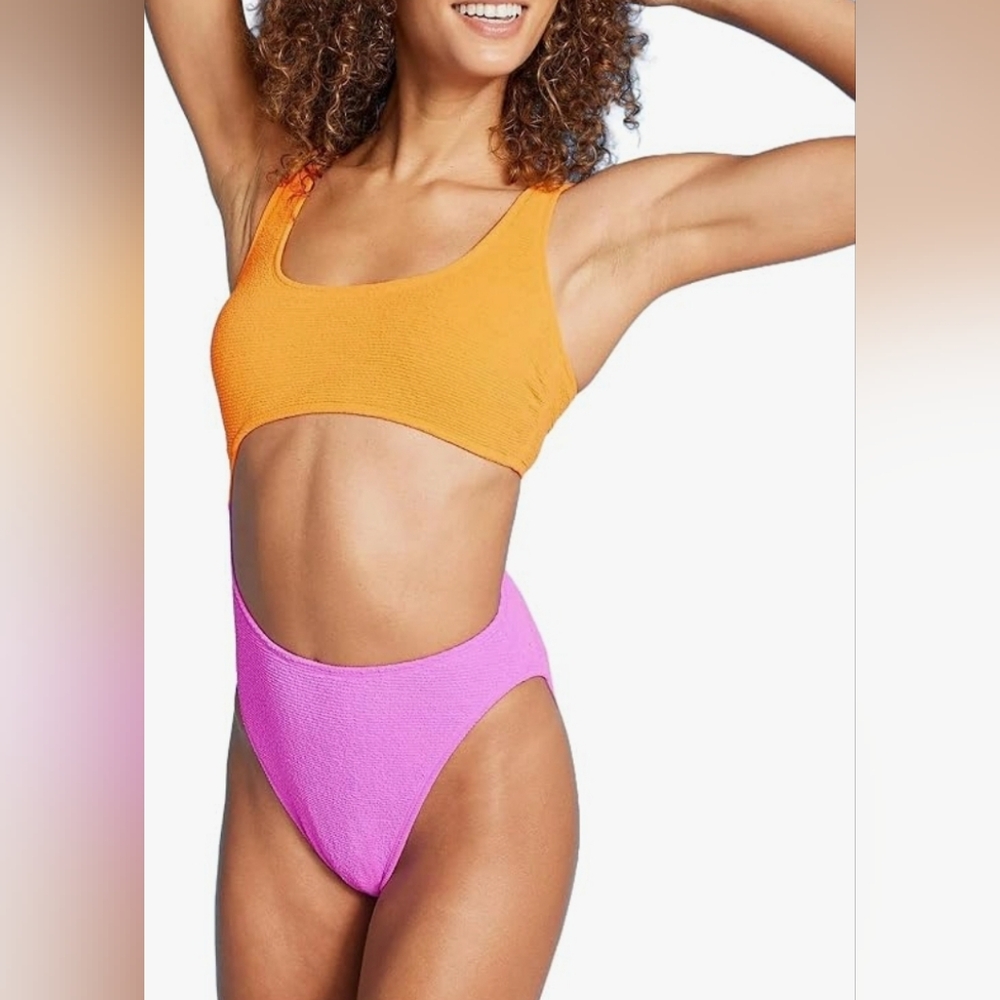 🧡💕Wild Fable Women's Cut Out One Piece Swimsuit